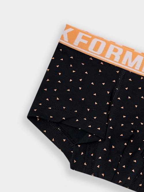 Трусы для мальчиков черные с принтом, фото 3 из 9