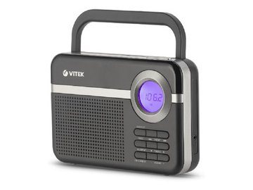 Радиоприемник настольный Vitek VT-3592 черный
