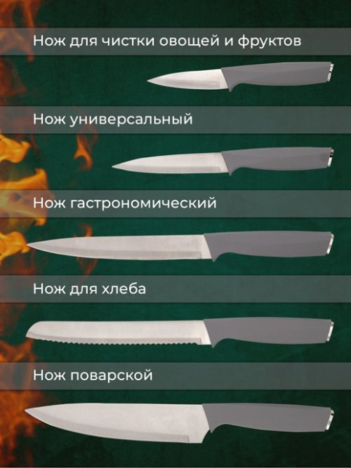 Набор столовых ножей Sherry, фото 2 из 66