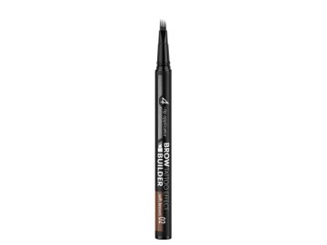 Маркер для бровей LUXVISAGE Brow Builder Tattoo Effect c эффектом микроблейдинга, 02 тон, 0.5 мл