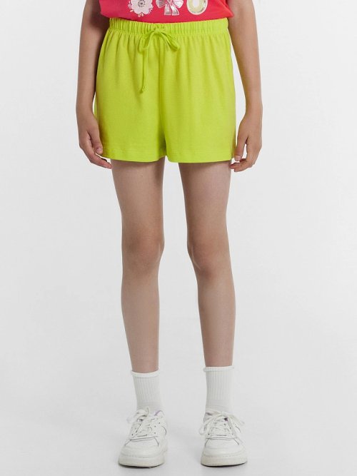 Шорты для девочек в зеленом цвете, фото 2 из 5