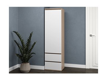 Шкаф Браун 1Д2Ш