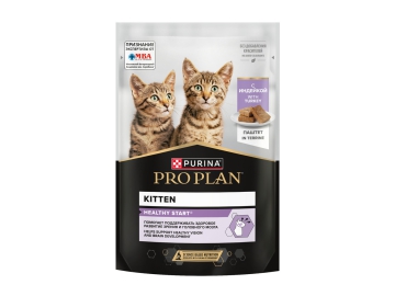 Пауч Purina Pro Plan для котят, паштет с индейкой, 75 г