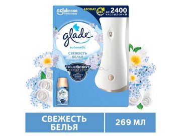 Освежитель воздуха автоматический Glade Automatic Свежесть белья 269 мл