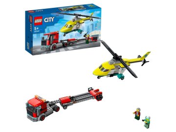 Конструктор LEGO City 60343 Грузовик для спасательного вертолета