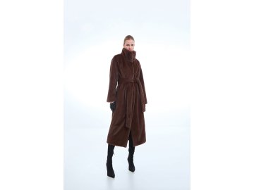 Пальто женское из искусственного меха