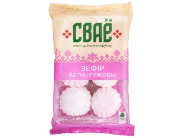 Зефир"СВАЁ"(Lefirelle/бело-розовый) 230г